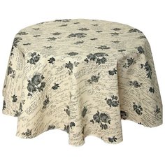 Скатерть Naturel Прованс (N-5034) 150 см бежевый/серый