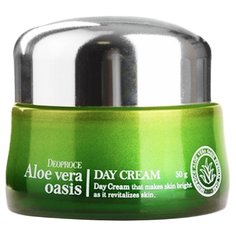 Deoproce Aloe Vera Oasis Day Cream Питательный дневной крем для лица Алое вера, 50 г