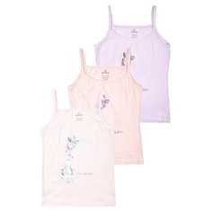 Майка BAYKAR 3 шт., размер 170/176, розовый/персиковый/сиреневый