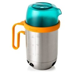 Чайник BioLite KettlePot, 1.5 л стальной/голубой/желтый