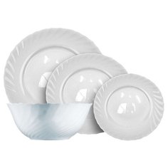Столовый сервиз Luminarc Trianon 19 предметов 00144 белый