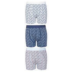 Трусы BAYKAR 3 шт., размер 170/176, белый/серый/синий