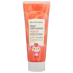 Milatte Пенка для умывания персик Fashiony Fruit Foam Cleanser Peach, 150 мл