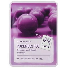 TONY MOLY тканевая маска Pureness 100 Collagen повышающая эластичность, 21 мл