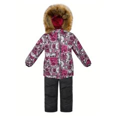 Комплект с полукомбинезоном Reike Kitty Kitty размер 104, серый
