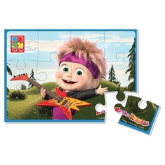 Пазл Vladi Toys Маша и Медведь - Маша рок-гитарист (VT1103-31), 12 дет.
