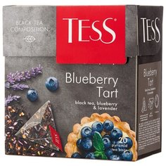 Чай черный TESS Blueberry Tart в пирамидках, 20 шт.