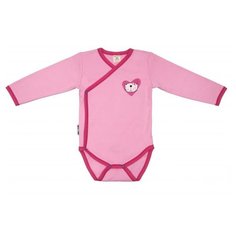 Боди lucky child размер 22 (68-74), розовый