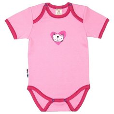 Боди lucky child размер 20 (62-68), розовый