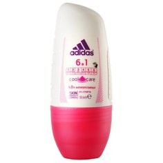 Дезодорант-антиперспирант роликовый Adidas Cool&Care 6 in 1, 50 мл, 55 г