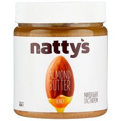 Nattys Миндальная паста-крем Honey с мёдом, 525 г