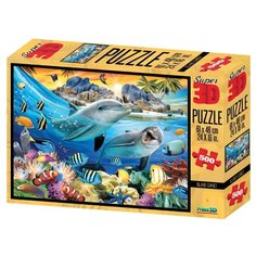 Пазл Prime 3D Закат на острове (10047), 500 дет.