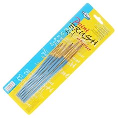 Набор кистей CENTRUM овца с острой вершинкой, короткая ручка, 6 шт.