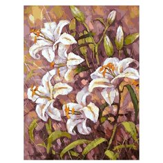 Белоснежка Картина по номерам "Нормандские лилии" 30х40 см (180-AS)