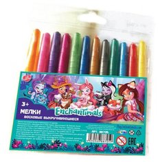 CENTRUM Мелки восковые "Enchantimals" 12 цветов (88705)