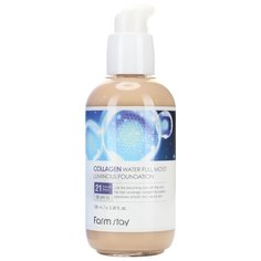 Farmstay Тональный крем FarmStay Collagen Water Full Moist Luminous Foundation, 100 мл, оттенок: 21 natural beige