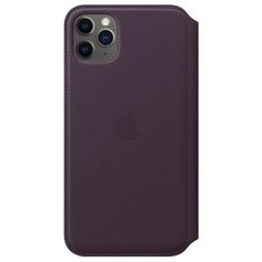 Чехол Apple Folio кожаный для Apple iPhone 11 Pro Max спелый баклажан