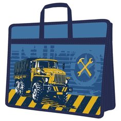 Феникс+ Папка для тетрадей Грузовик А4 синий