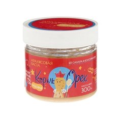 Король Орех Арахисовая паста медовая, 300 г