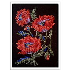 Волшебная Мастерская Мозаика из пайеток "Маки" 037