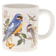 Polystar collection Кружка Birds 400 мл белый