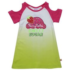 Туника Sweet Berry размер 92, белый/фуксия