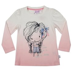 Лонгслив Sweet Berry размер 80, белый/розовый