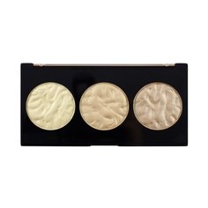REVOLUTION Палетка хайлайтеров 3 Highlighter Powder rose lights