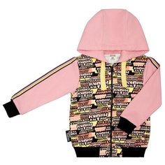 Толстовка lucky child размер 30 (116-122), розовый