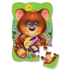 Пазл Vladi Toys Мишка (VT3205-35), 12 дет.