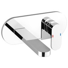 Смеситель для раковины (умывальника) RAVAK Chrome CR 019.00 однорычажный встраиваемый титан