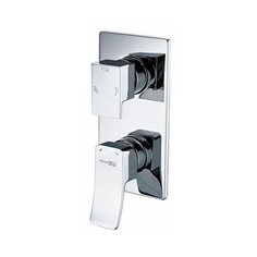 Смеситель для ванны с душем WasserKRAFT Aller 10671 однорычажный встраиваемый хром