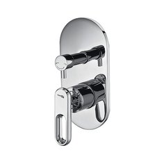 Смеситель для ванны с душем WasserKRAFT Kammel 1841 однорычажный встраиваемый хром