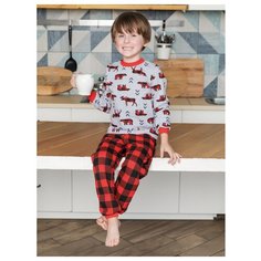 Пижама Веселый Малыш размер 110, мультиколор