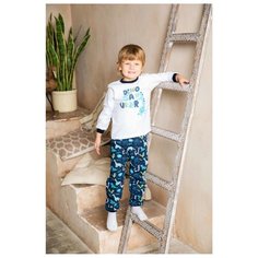 Пижама Веселый Малыш размер 134, мультиколор