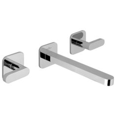 Смеситель для раковины (умывальника) Webert Living LV750404 chrome двухрычажный встраиваемый хром