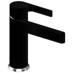 Смеситель для раковины (умывальника) Webert DoReMi DR830102 black/chrome однорычажный двухцветный черный матовый/хром