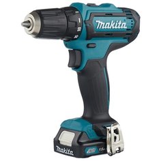 Аккумуляторная дрель-шуруповерт Makita DF331DWYE 30 Н·м синий/черный