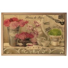 Поднос GiftnHome TR (дуб) парижские цветы