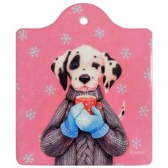 Подставка под горячее GiftnHome (керамика, пробка) 16 х19 см
