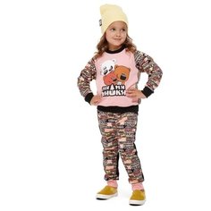 Свитшот lucky child размер 30 (116-122), розовый