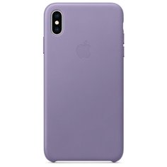 Чехол Apple кожаный для Apple iPhone XS Max lilac