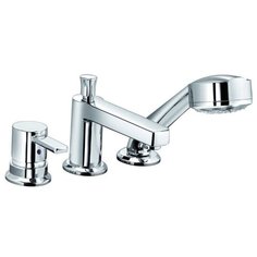 Смеситель для ванны с душем KLUDI Zenta 38446 0575 однорычажный встраиваемый лейка в комплекте