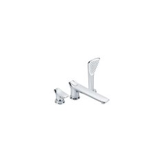 Смеситель для ванны с душем KLUDI Ambienta 53447 0575 однорычажный встраиваемый лейка в комплекте хром