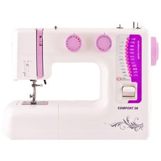 Швейная машина Comfort 28, бело-малиновый