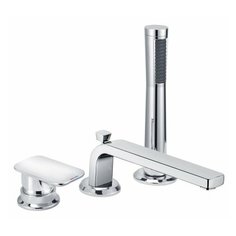 Смеситель для ванны с душем KLUDI E2 49447 0575 однорычажный встраиваемый лейка в комплекте хром