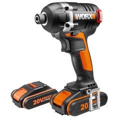 Винтоверт Worx WX292 2.0Ач х2 кейс