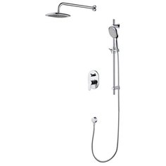 Смеситель для душа D&K DA1395601 однорычажный встраиваемый лейка в комплекте хром DK