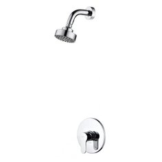 Смеситель для душа D&K DA1395101 однорычажный встраиваемый лейка в комплекте хром DK