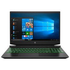 Ноутбук HP Pavilion Gaming 15-ec0028ur (AMD Ryzen 5 3550H 2100 MHz/15.6"/1920x1080/8GB/512GB SSD/DVD нет/NVIDIA GeForce GTX 1650 4GB/Wi-Fi/Bluetooth/Windows 10 Home) 8PK48EA темно-серый/зеленый хромированный логотип